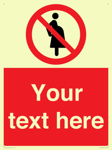 Custom prohibition not for pregnant women